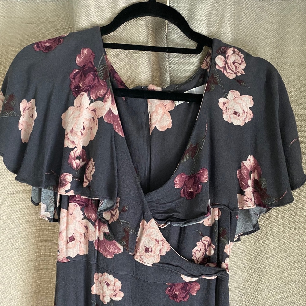Floral High Low Dress
